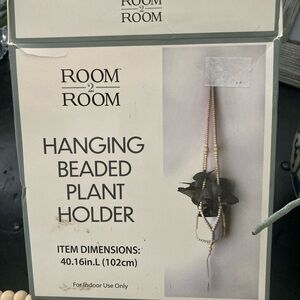 Room 2 Room Hanging Beaded Plant Holder